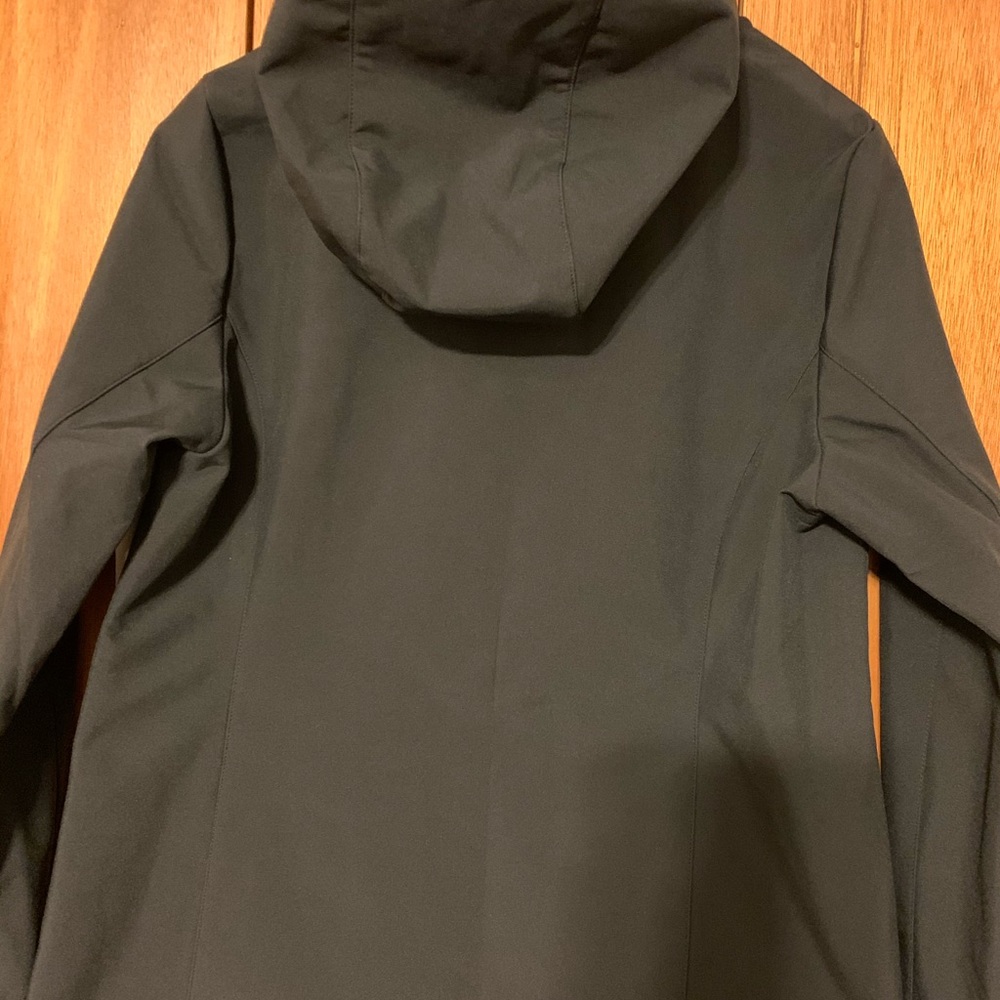 Black Eddie Bauer Fleece Lined Jacket with hood